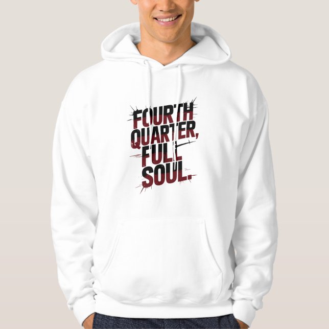 Sudadera Fourth Quarter Full Soul Distressed Sports (Anverso)