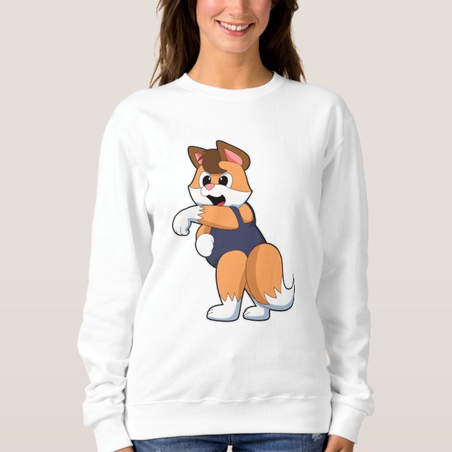 Sudadera Fox al nadar con traje de baño (Anverso)