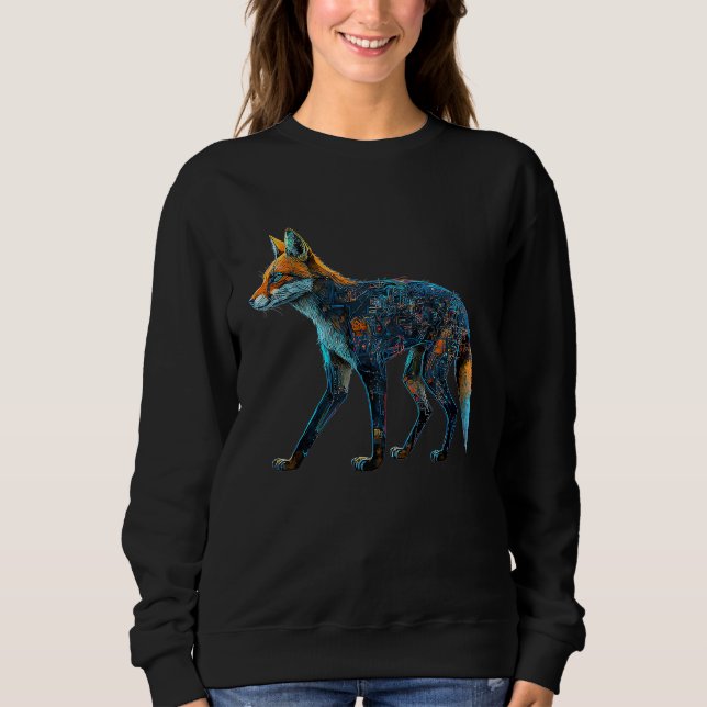 Sudadera Fox Animal Animal Motif Fox (Anverso)
