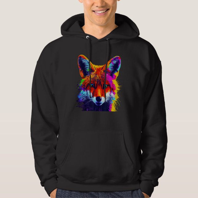 Sudadera Fox Artwork  Animal  Animal Fox 6 (Anverso)
