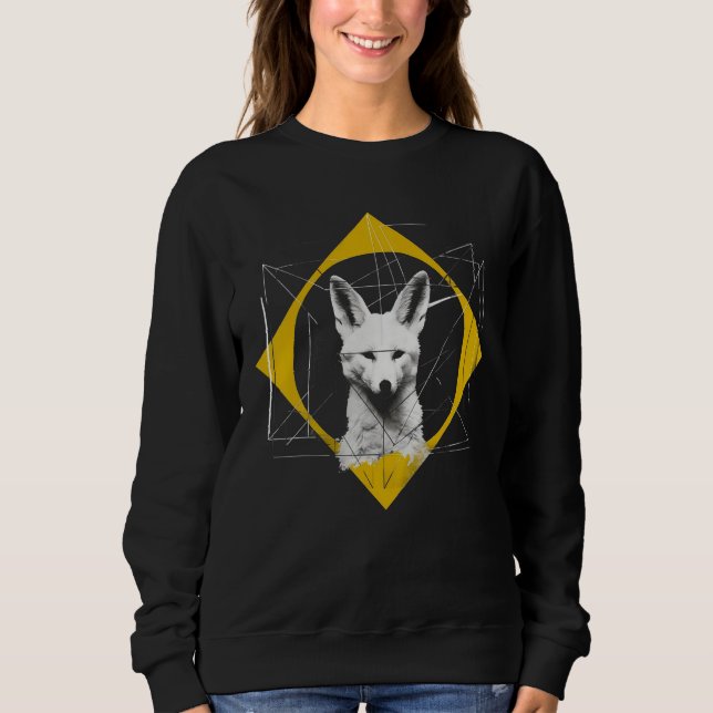 Sudadera Fox Artwork Geometric Animal Fox 1 (Anverso)