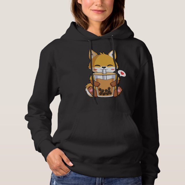 Sudadera Fox Bebe Boba Bubble Tea Lover (Anverso)