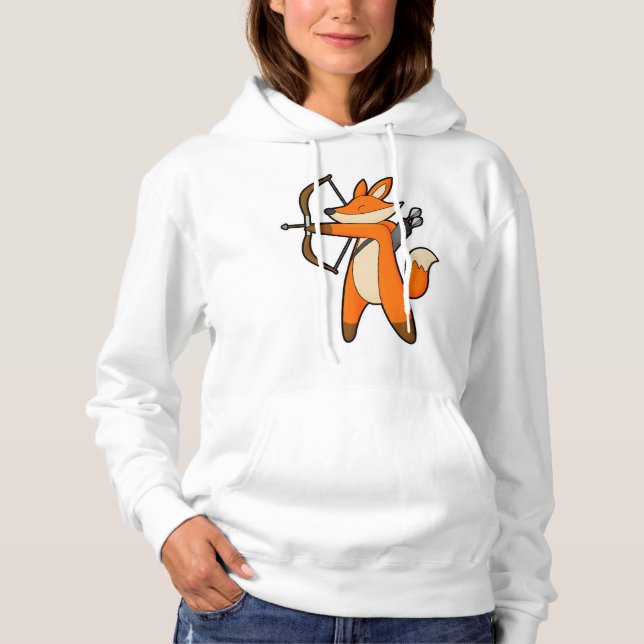 Sudadera Fox como Archer con Arrow y Bow (Anverso)