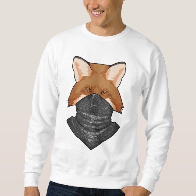 Sudadera Fox como bandido con Kerchief (Anverso)