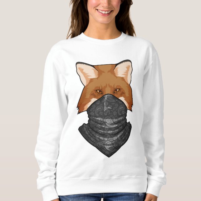 Sudadera Fox como bandido con Kerchief (Anverso)