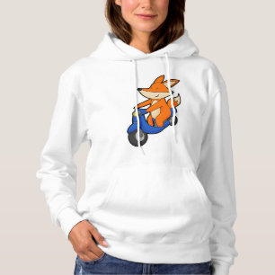 Sudadera Fox como ciclista con Scooter
