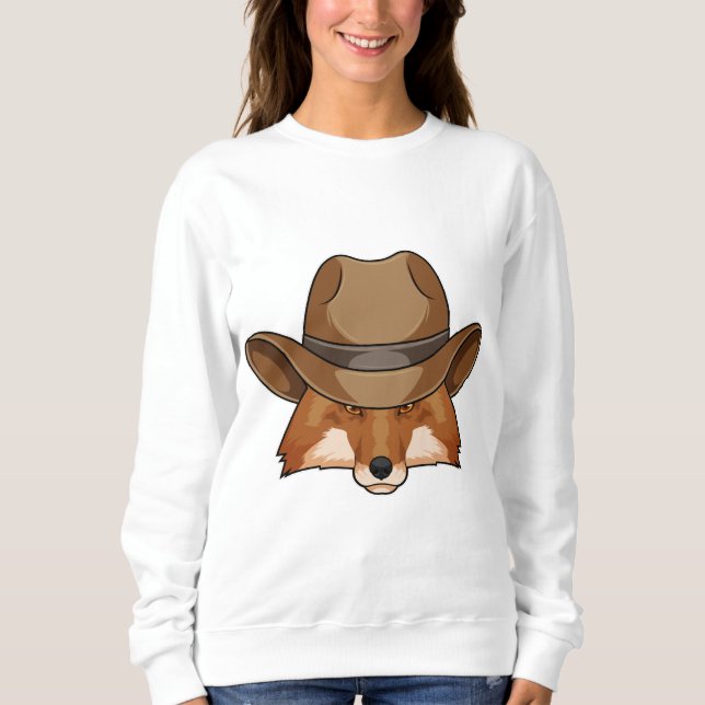 Sudadera Fox como Cowboy con Gorra (Anverso)