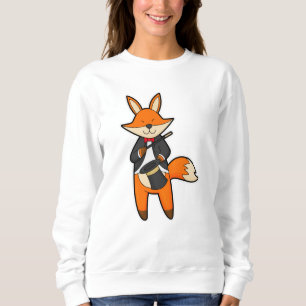 Sudadera Fox como mago con varita mágica y Gorra