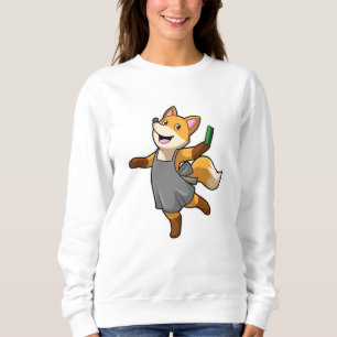 Sudadera Fox como peluquero con tijeras