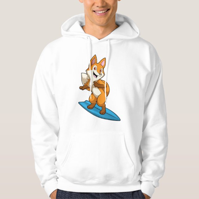 Sudadera Fox como surfista con Surfboard (Anverso)