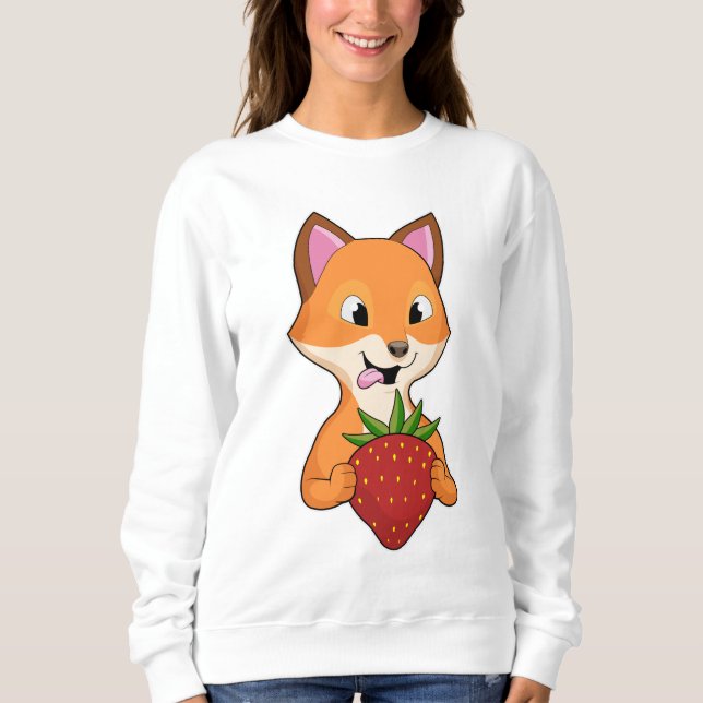 Sudadera Fox con fresa (Anverso)