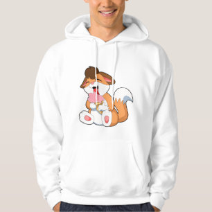 Sudadera Fox con helado de fresa