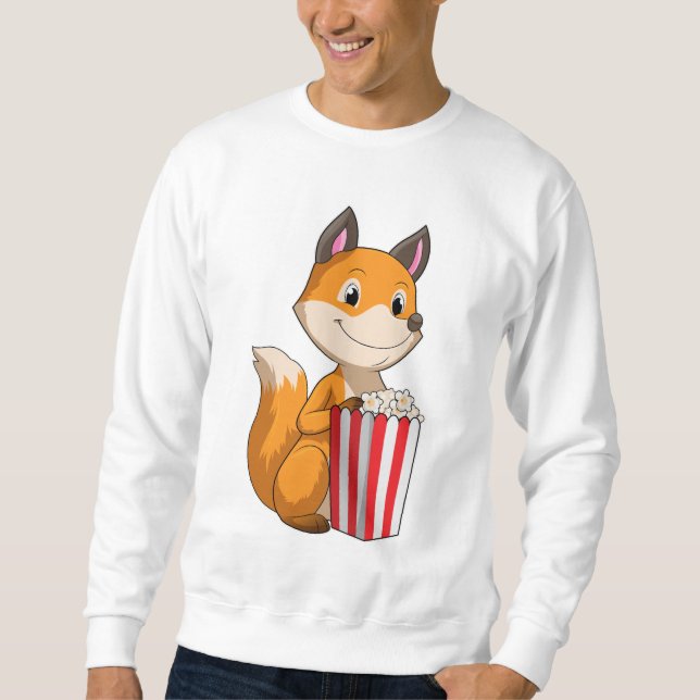 Sudadera Fox con Popcorn (Anverso)