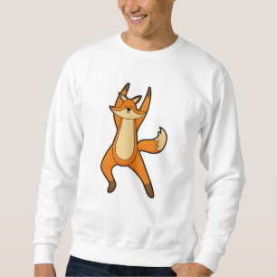 Sudadera Fox en ejercicio de Stretching de Yoga