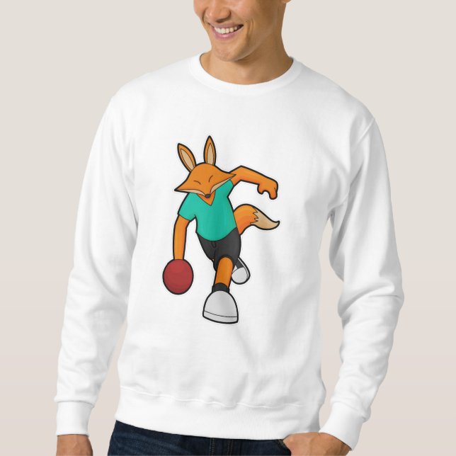 Sudadera Fox en el Bowling con bolas (Anverso)