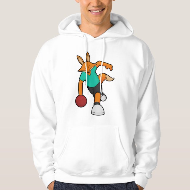 Sudadera Fox en el Bowling con bolas (Anverso)