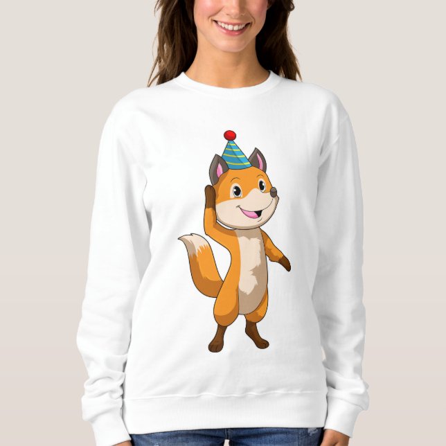 Sudadera Fox en Fiesta con Fiesta gorra (Anverso)