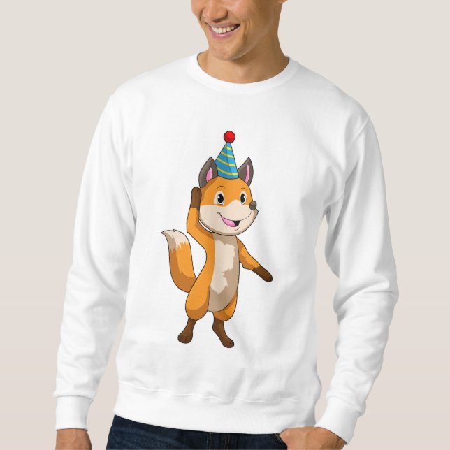 Sudadera Fox en Fiesta con Fiesta gorra (Anverso)