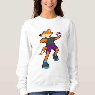 Sudadera Fox en jugador de balonmano con balonmano