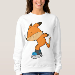 Sudadera Fox en patinaje sobre hielo con patines de hielo