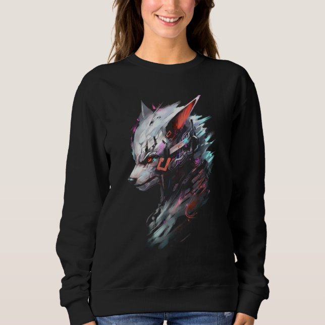 Sudadera Fox Fantasy Art  Animal Fox (Anverso)