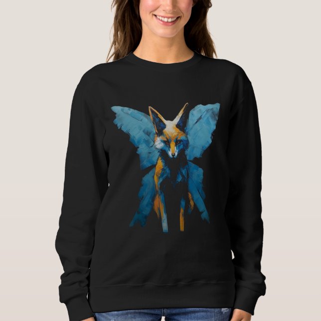 Sudadera Fox Fantasy Artwork - Animal Art Fox (Anverso)