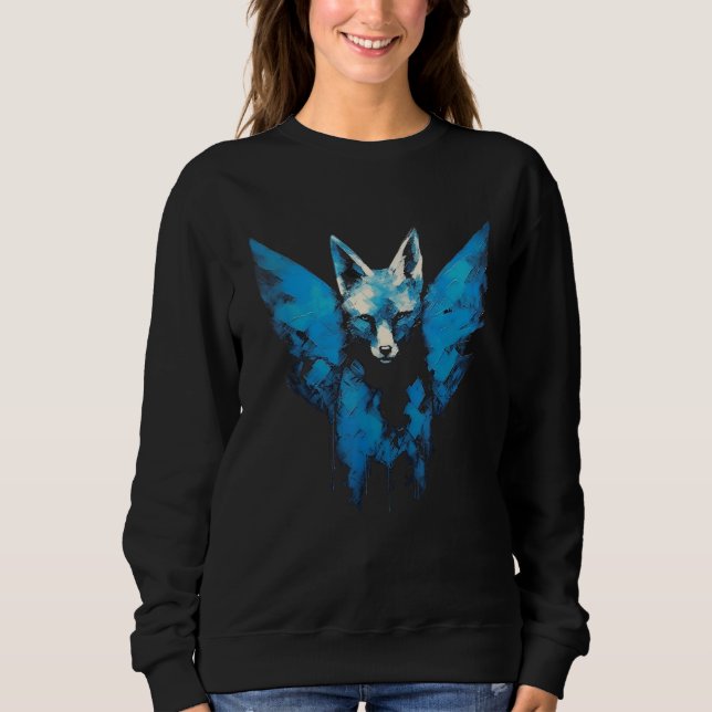 Sudadera Fox Fantasy Artwork  Animal Fox (Anverso)