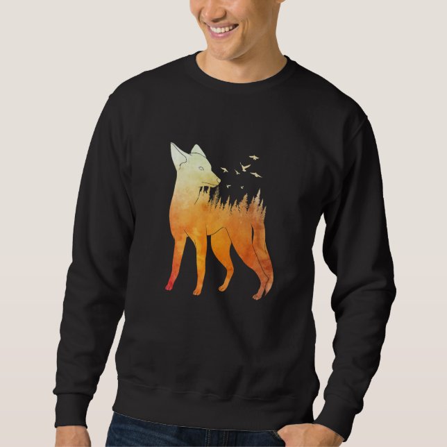 Sudadera Fox forest fox hunter hunting Fox  2 (Anverso)