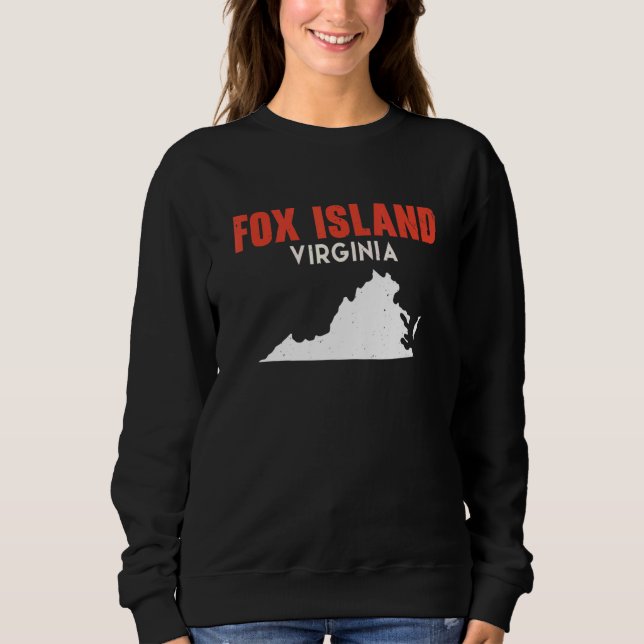 Sudadera Fox Island Washington USA State America Travel Was (Anverso)