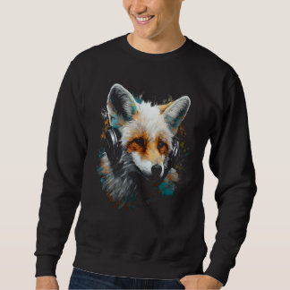Sudadera Fox Music  Animal Headphones Fox