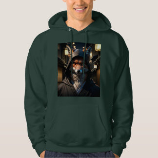 Sudadera Fox Ninja in Kyoto Alley – Cinematic Japanese Anim