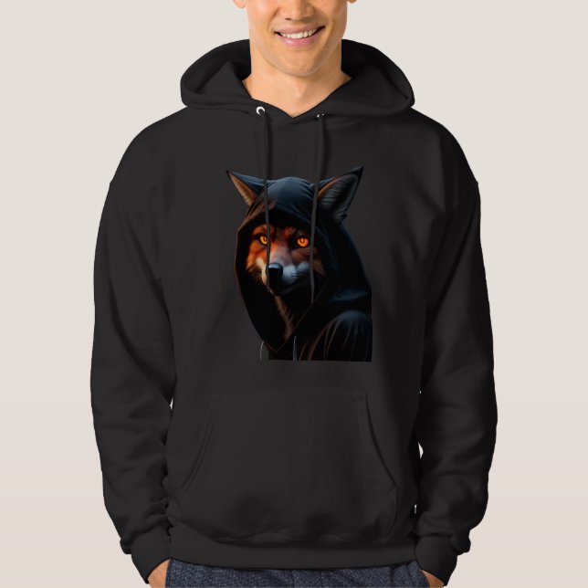 Sudadera Fox Ninja with Burning Eyes (Anverso)