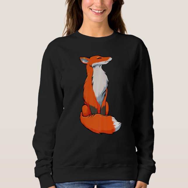 Sudadera Fox Orange Wild Forest Spiritual Nature Fan Animal (Anverso)