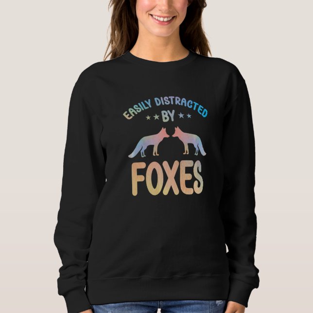 Sudadera Fox Outfit for Foxes Lovers Apparel Women Girls Pr (Anverso)