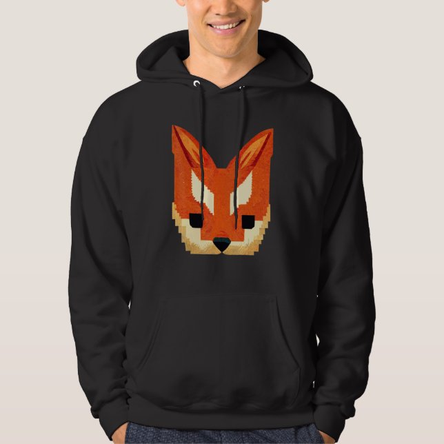 Sudadera Fox Pixel 8 Bit Retro Video Game (Anverso)
