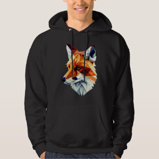 Sudadera Fox Polygon Wild Animal  Wildlife Zookeeper Geomet