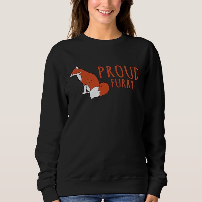 Sudadera Fox   Proud Furry Fox (Anverso)