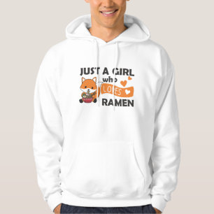 Sudadera Fox Ramen Sweet Animals Comiendo Pasta