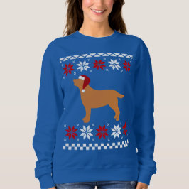Sudadera Fox Red Labrador Silhouette Santa Navidades