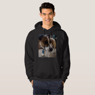 Sudadera Fox Terrier, Atracción Mens Black Hoodie