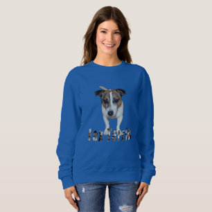 Sudadera Fox Terrier Con Logo, Ladies Blue Sweatshirt