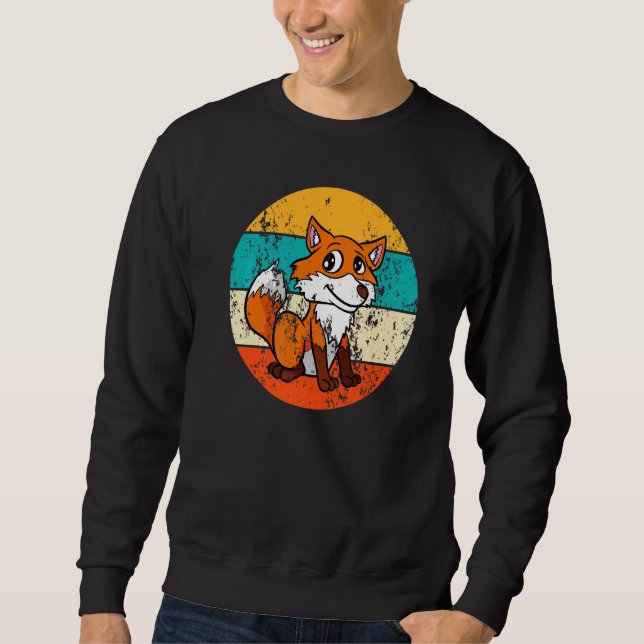 Sudadera Fox Vintage Retro (Anverso)