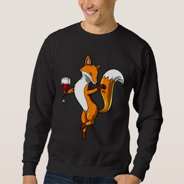Sudadera Fox Wine Fiesta (Anverso)