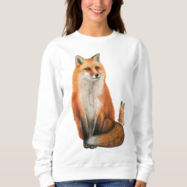 Sudadera Fox y Flutter (Anverso)