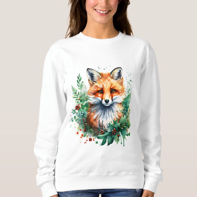 Sudadera Fox y Holly con Berries Rojas (Anverso)