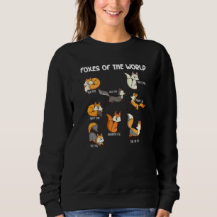 Sudadera Foxes Of The World Funny Fox Animals