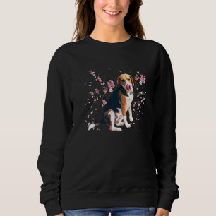 Sudadera Foxhound Y Hermosa Primavera Sakura Cherry Blosso