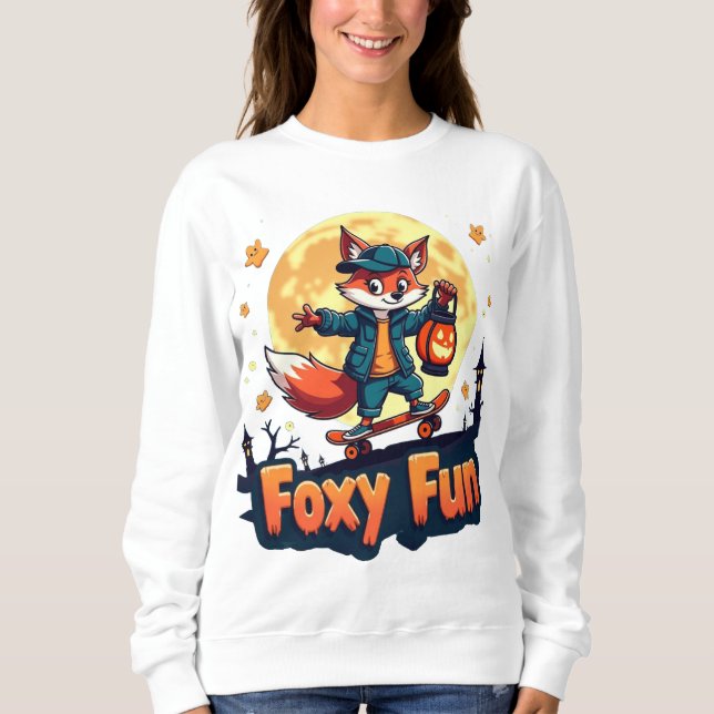 Sudadera Foxy Fun Halloween Skate Tee (Anverso)