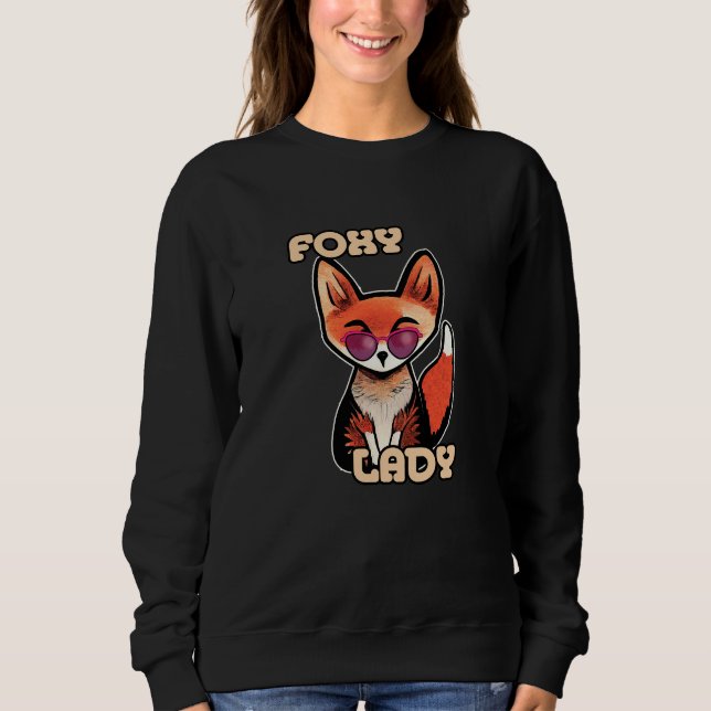 Sudadera Foxy Lady | Cortar Fox (Anverso)