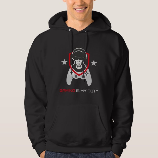 Sudadera FPS Gamer On Duty (Anverso)